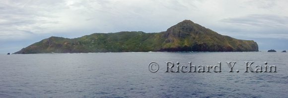 Pitcairn Island from the southwest
