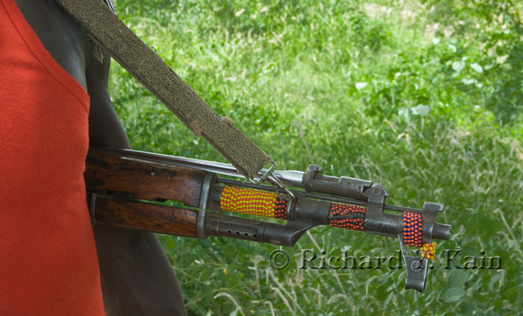 Beaded Rifle
