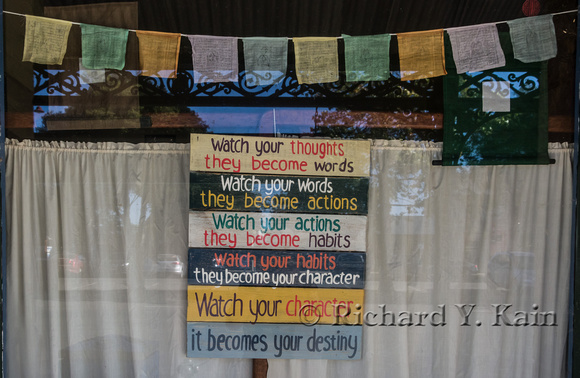 Saying with Prayer Flags