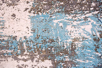 Peeling Pattern in Blue/Gray