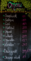 A Whale of a Menu!