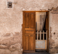 Fenced doorway