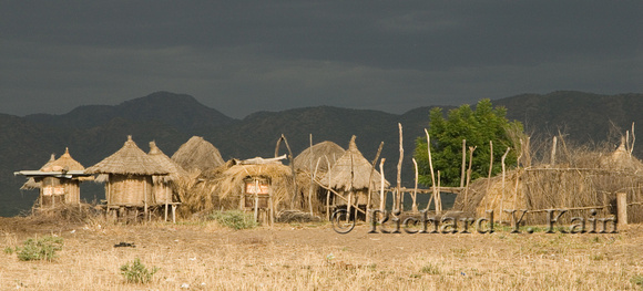 Karo Village before a Storm